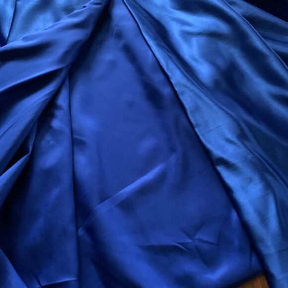 Blue Strapless Prom Dress Size XXL - Picture 9 of 14